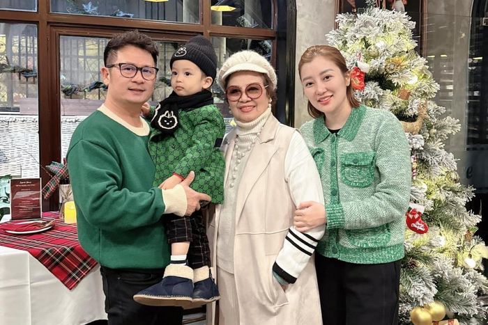 Vợ kém 17 tuổi của Bằng Kiều hòa hợp, tình cảm bên mẹ chồng - Hình 3