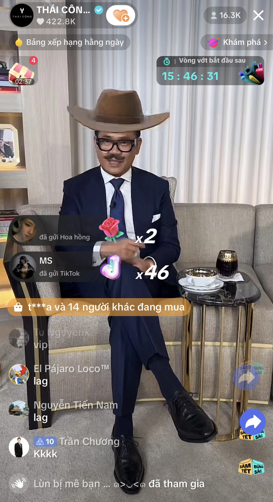 Thái Công lần đầu livestream: Hạ giá có món chỉ 99k, đáp trả Phạm Thoại cực gắt - Hình 2