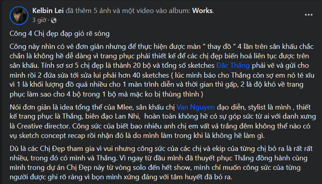Cố vấn/ giám đốc sáng tạo show Chị đẹp bị dàn stylist phốt nhận vơ ý tưởng - Hình 7