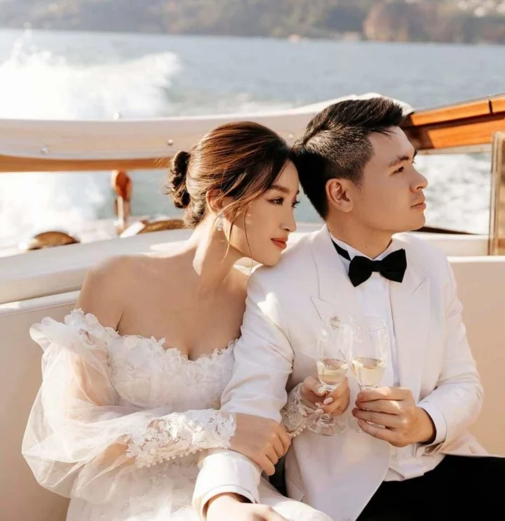 Đỗ Mỹ Linh lộ ảnh hiếm bên chồng và con gái, lấn lướt 1 nàng hậu khi chung hình - Hình 1