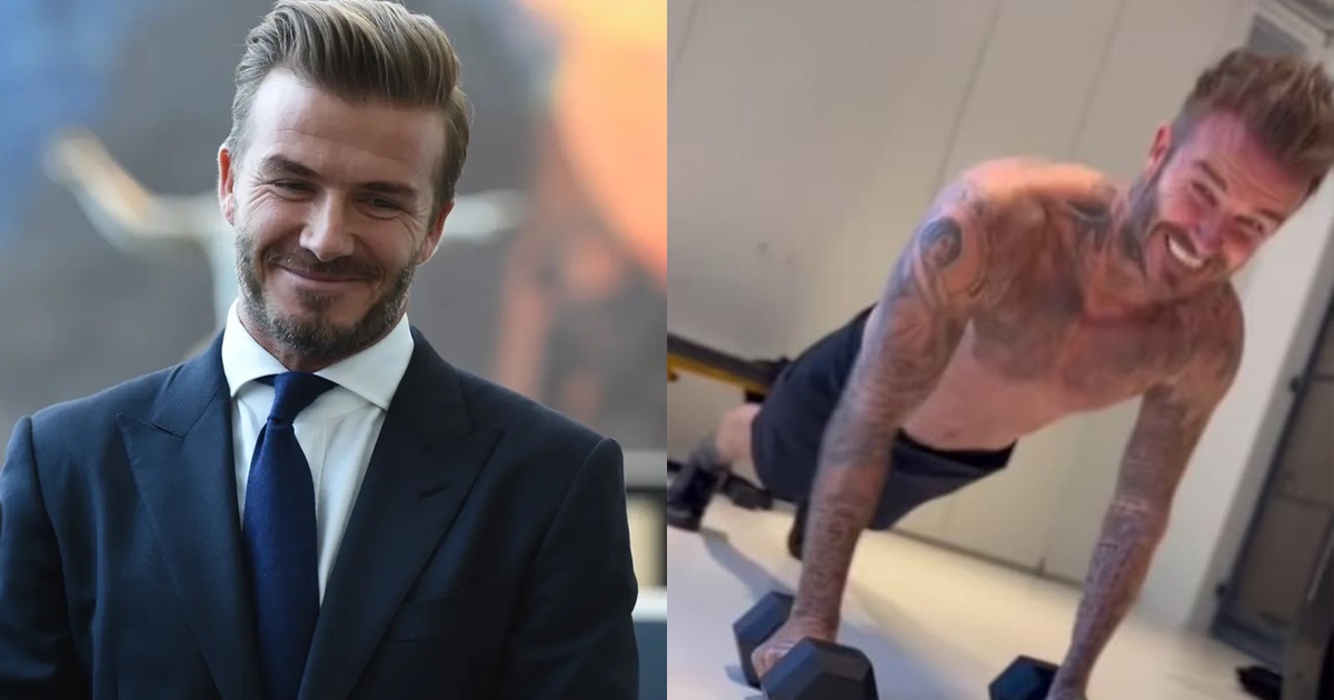 David Beckham hơn thua với con trai cả Brooklyn, độ body làm CĐM xuýt xoa - Hình 9
