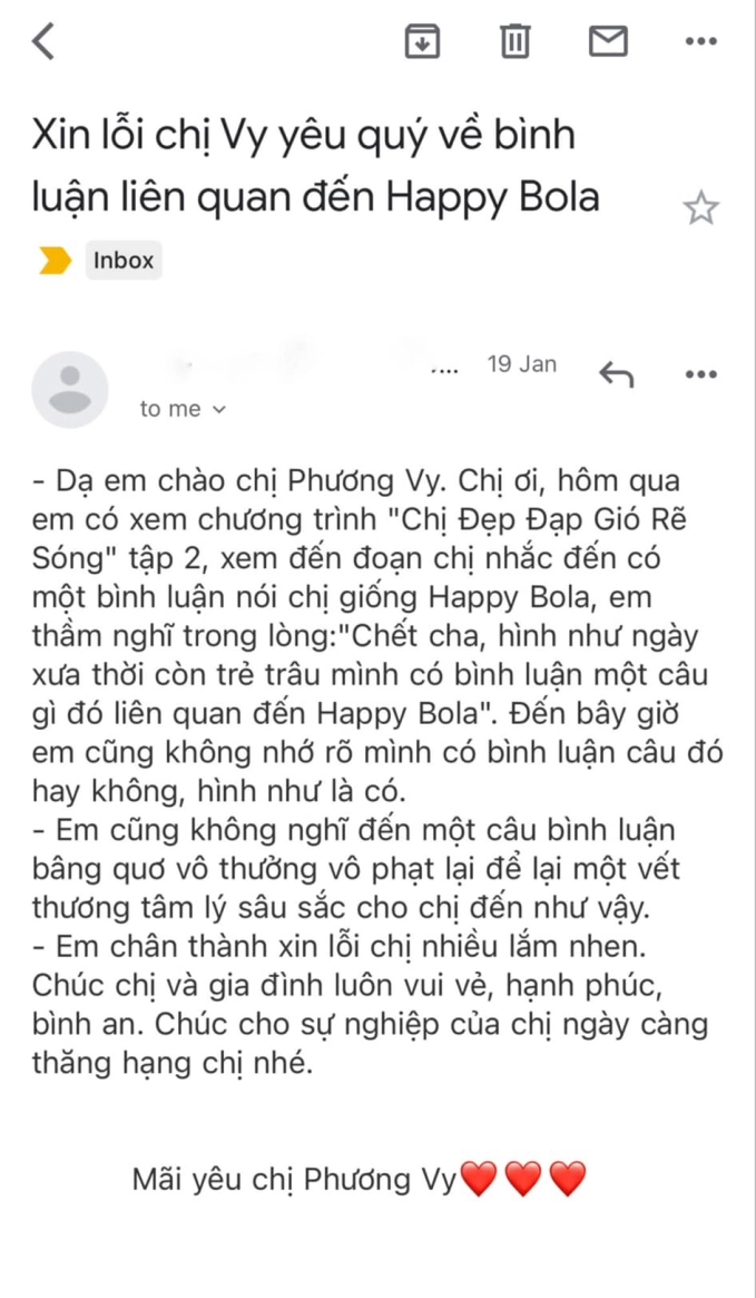 Phương Vy bị nói thiếu văn minh, tiêu chuẩn kép khi nhắc đến Happy Polla - Hình 2