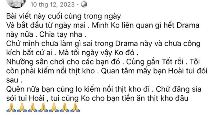 Bi Thái Tử vừa bị công an bắt: Từng liên quan đến ồn ào gia đình cố NSƯT Vũ Linh - Hình 6