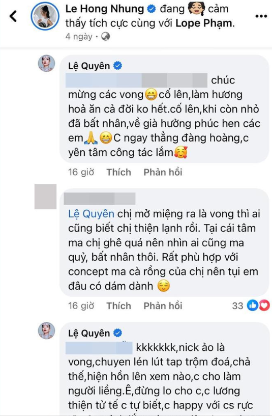 Lệ Quyên đi hát hậu náo loạn trang cá nhân Hồng Nhung, khán giả phản ứng ra sao? - Hình 3