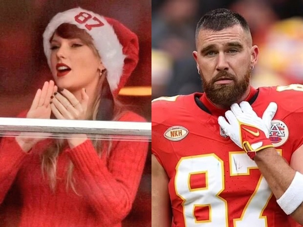 Taylor Swift ăn diện táo bạo, dính như sam với bạn trai trong đêm giao thừa - Hình 3