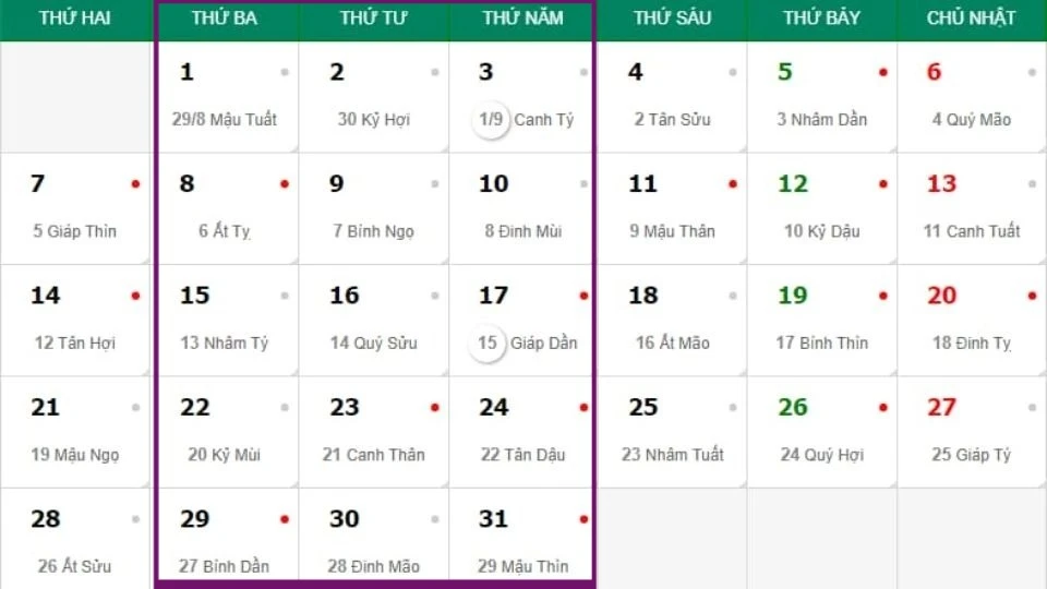 Giải mã 5 ngày đặc biệt của tháng 10/2024, chuyện lạ hơn 800 năm mới có 1 lần? - Hình 3
