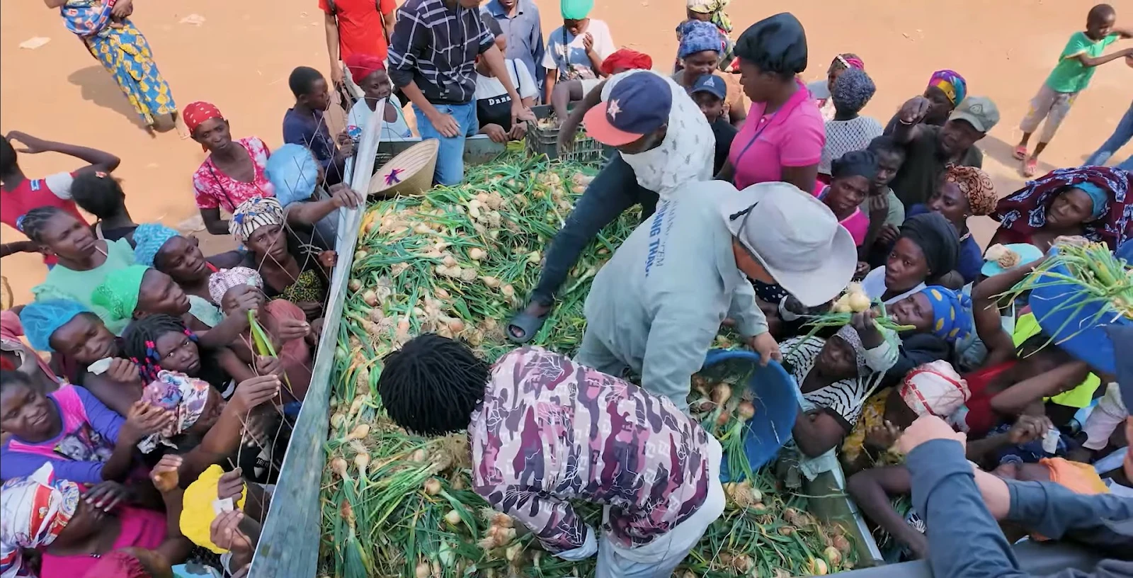 Sững sờ loại củ bán đầy ở chợ VN, team Quang Linh đem sang Angola thành đặc sản - Hình 5