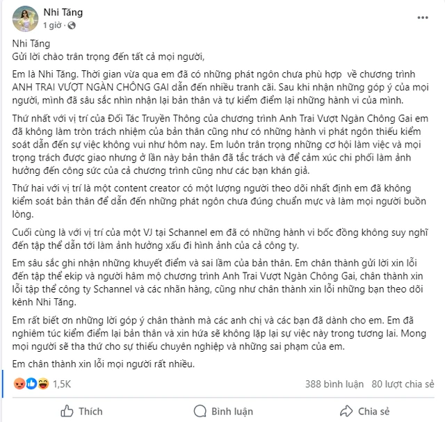 Ba thành viên SChannel xin lỗi vì đụng chạm Anh trai vượt ngàn chông gai - Hình 6