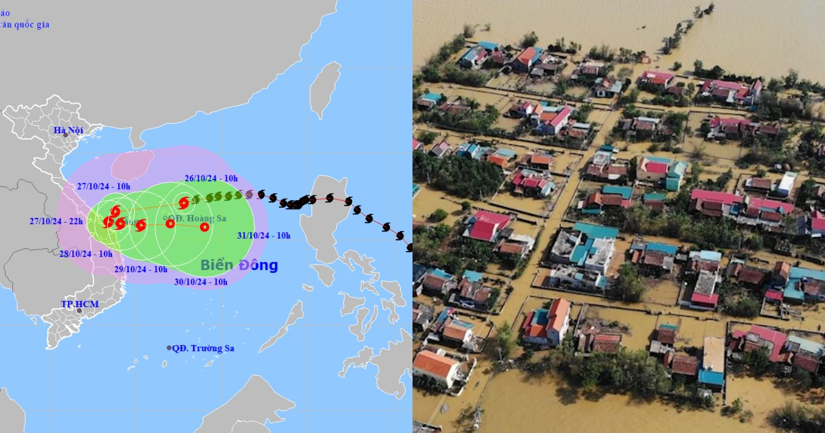 Bão Trami tăng cấp, đường đi lạ thường, miền Trung nguy cơ lụt lịch sử như 2020 - Hình 6