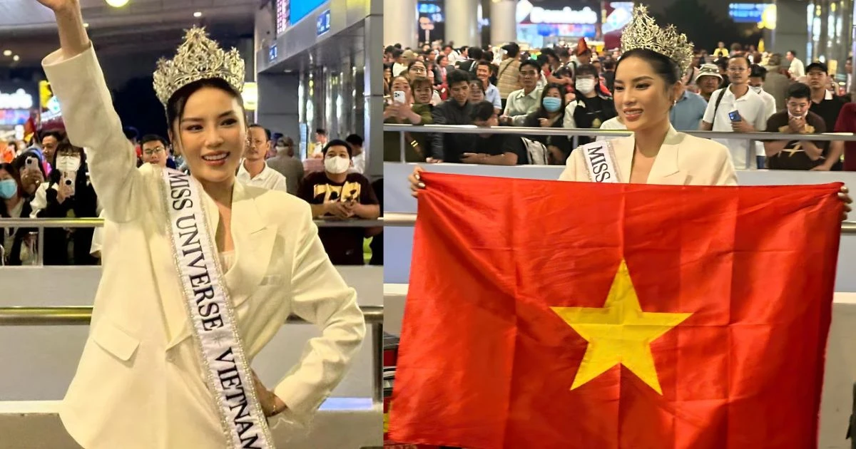 Kỳ Duyên khiến sân bay vỡ trận, hàng trăm người đến tiễn đi thi Miss Universe - Hình 8