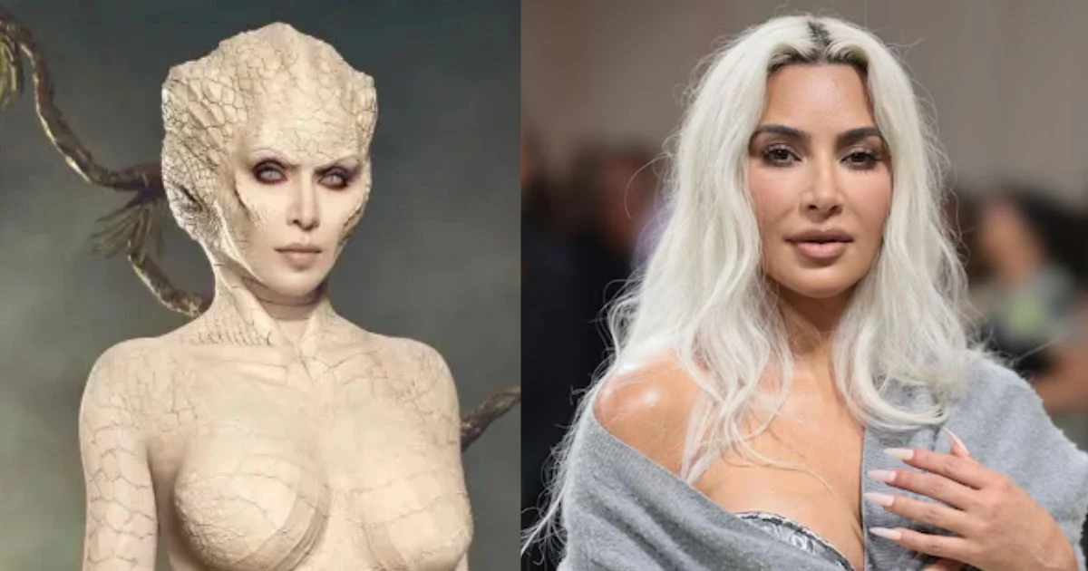 Kim Kardashian hoá cá sấu bạch tạng, gu thời trang chất, nhìn tủ đồ mà choáng - Hình 9