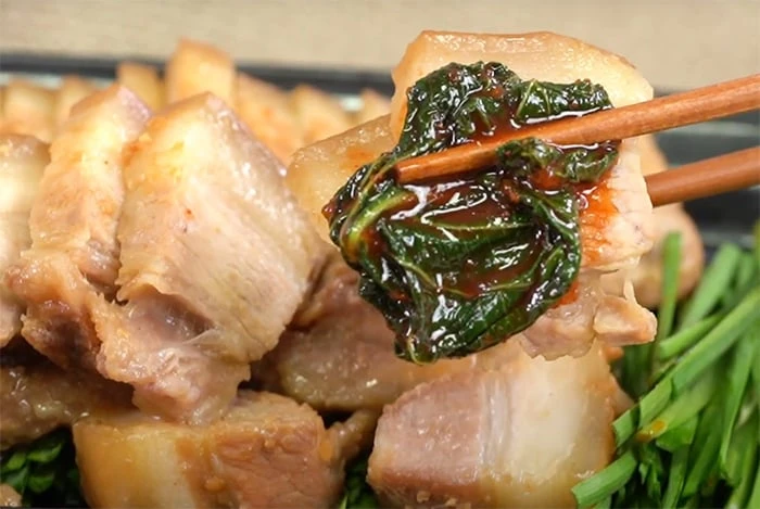 Cách luộc thịt ba chỉ không cần nước vừa ngọt vừa thơm - Hình 7