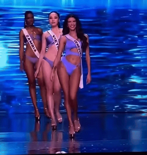 Bán kết Miss Universe 2024: Kỳ Duyên diễn dạ hội gây ngỡ ngàng, netizen chê sến sẩm chìm nghỉm giữa sân khấu - Hình 5