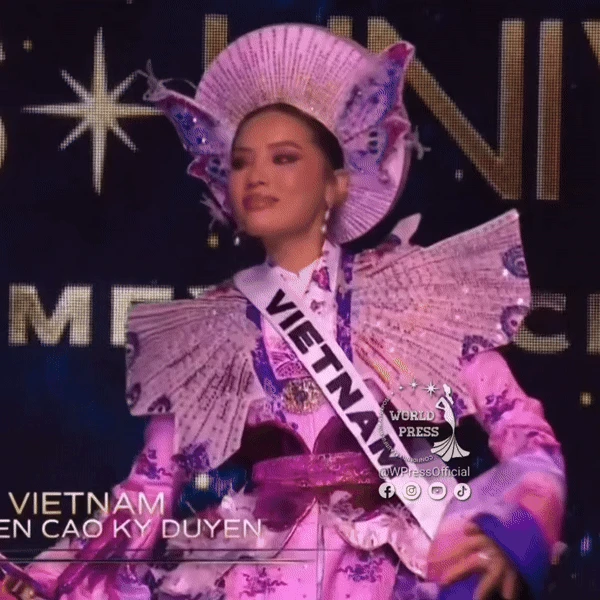 Bán kết Miss Universe 2024: Kỳ Duyên lộ diện, hóa bướm cực đã mắt gây bùng nổ sân khấu! - Hình 1