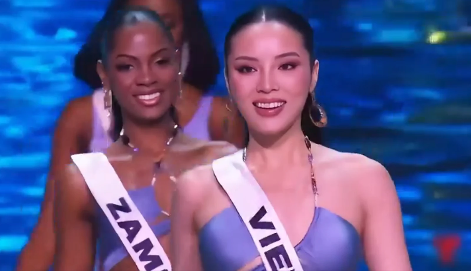 Bán kết MU 2024: Kỳ Duyên như bọ cạp đơ, liên hoàn xu, Thái trên cơ hả hê? - Hình 3