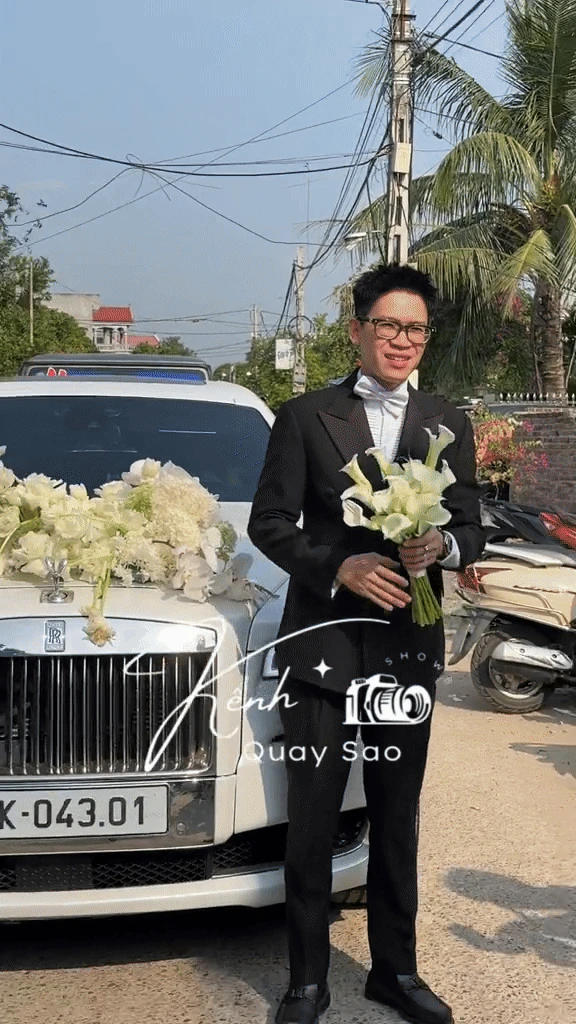 Quang Hải - Chu Thanh Huyền gây náo loạn đám cưới của chủ tịch rước dâu bằng Rolls Royce nổi nhất hôm nay - Hình 3