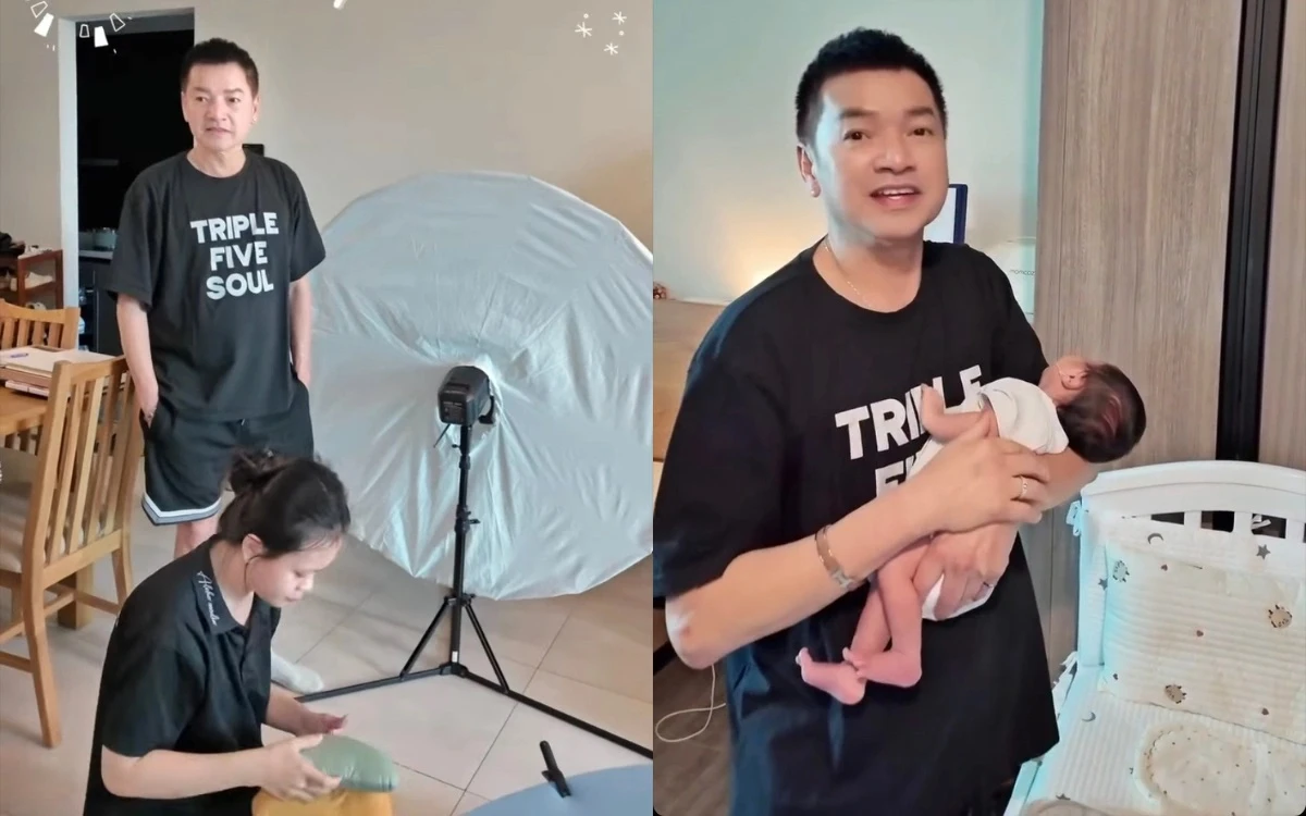 Quang Minh làm lộ vóc dáng bạn gái sau sinh, Hồng Đào phơi phới ăn đứt 1 điểm - Hình 3
