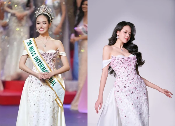 Thanh Thủy gây vỡ trận ngày về nước, fan kín đường diễu hành đón chánh cung - Hình 5
