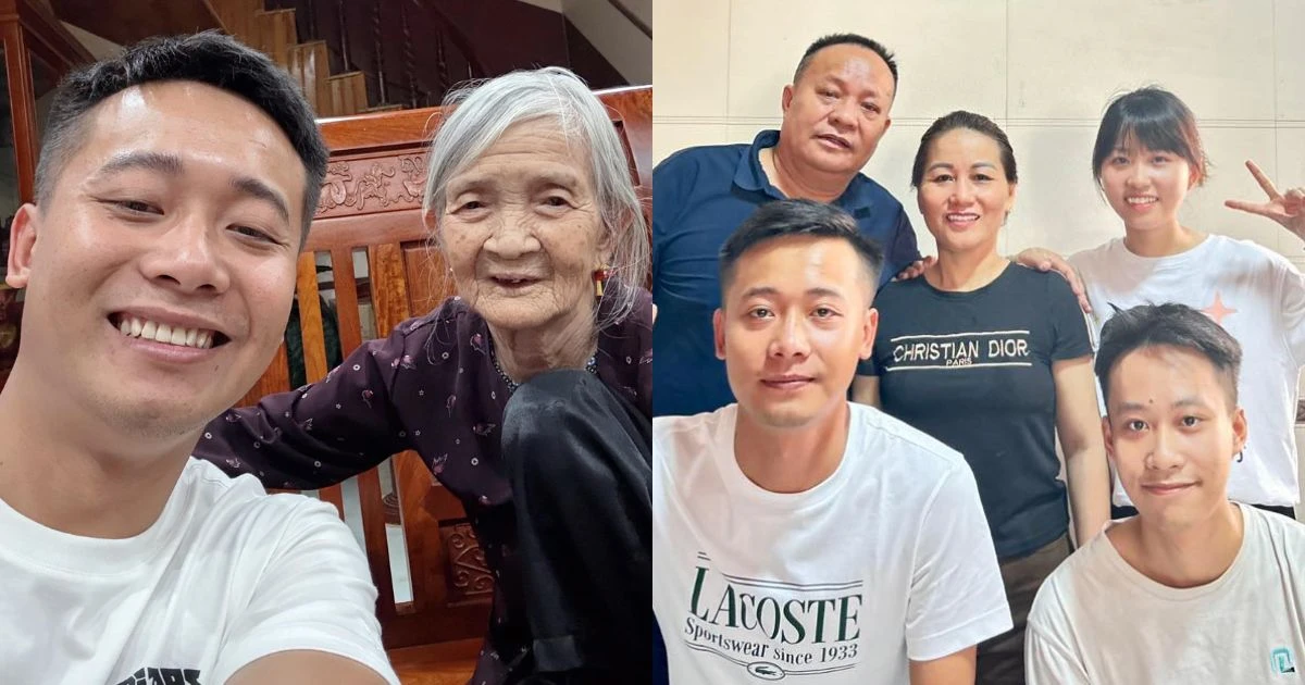 Quang Linh Vlog về lại Nghệ An thăm mẹ Liệu, xúc động hình ảnh quấn quýt bên bà - Hình 9