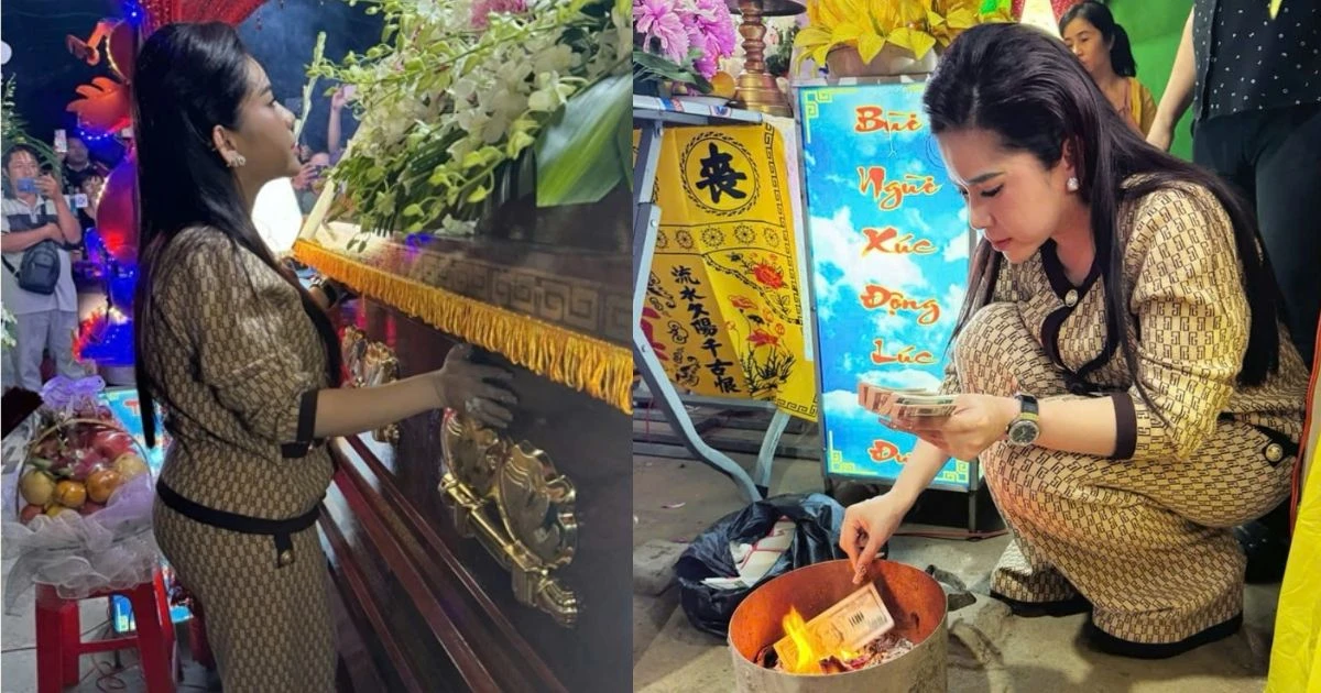 Đám tang Kim Tiểu Ly: Bình Tinh ngã quỵ trước linh cữu, khóc nghẹn đốt tiền cho - Hình 8