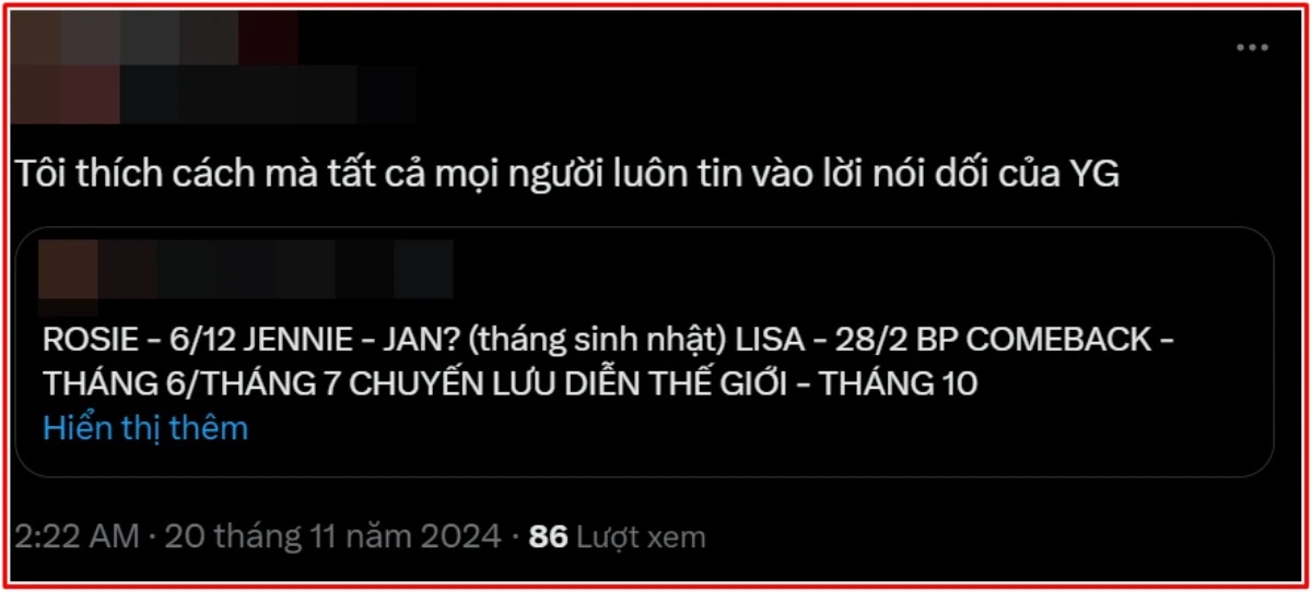 Lisa lợi dụng fan chọc tức dư luận, làm lộ chuyện nói dối của BLACKPINK - Hình 6