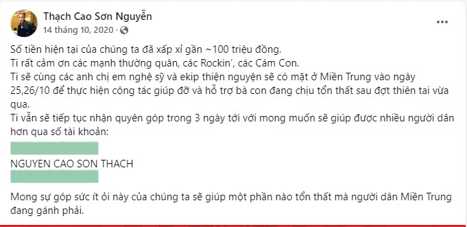 S.T Sơn Thạch bị khui lại vụ từ thiện nhưng không sao kê, netizen điểm tên thêm Lan Ngọc - Chi Dân - Hình 2