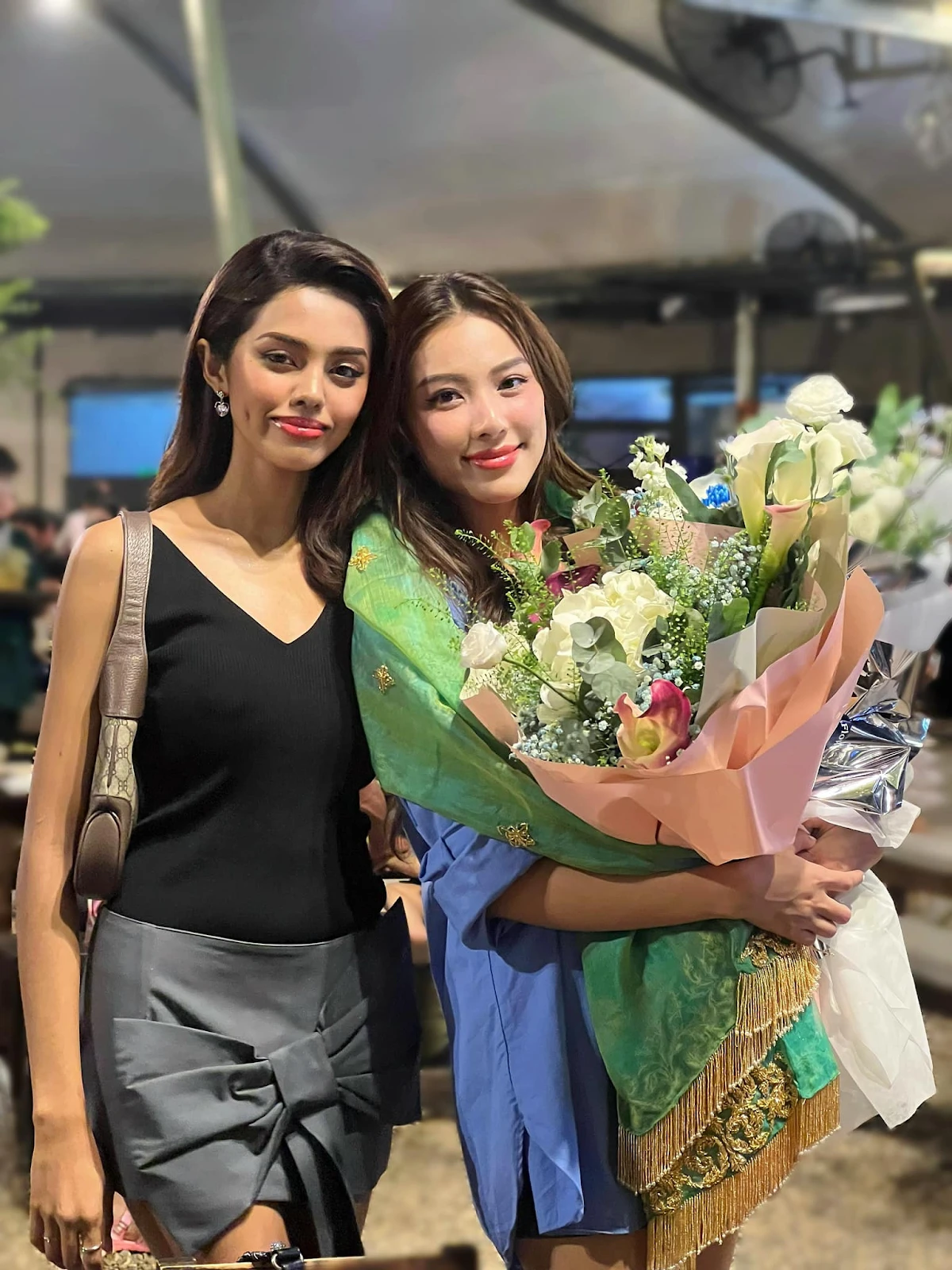 Leakena In: Mỹ nhân Campuchia lên đời sau khi thi Miss Cosmo, bạn thân Kim Duyên - Hình 3