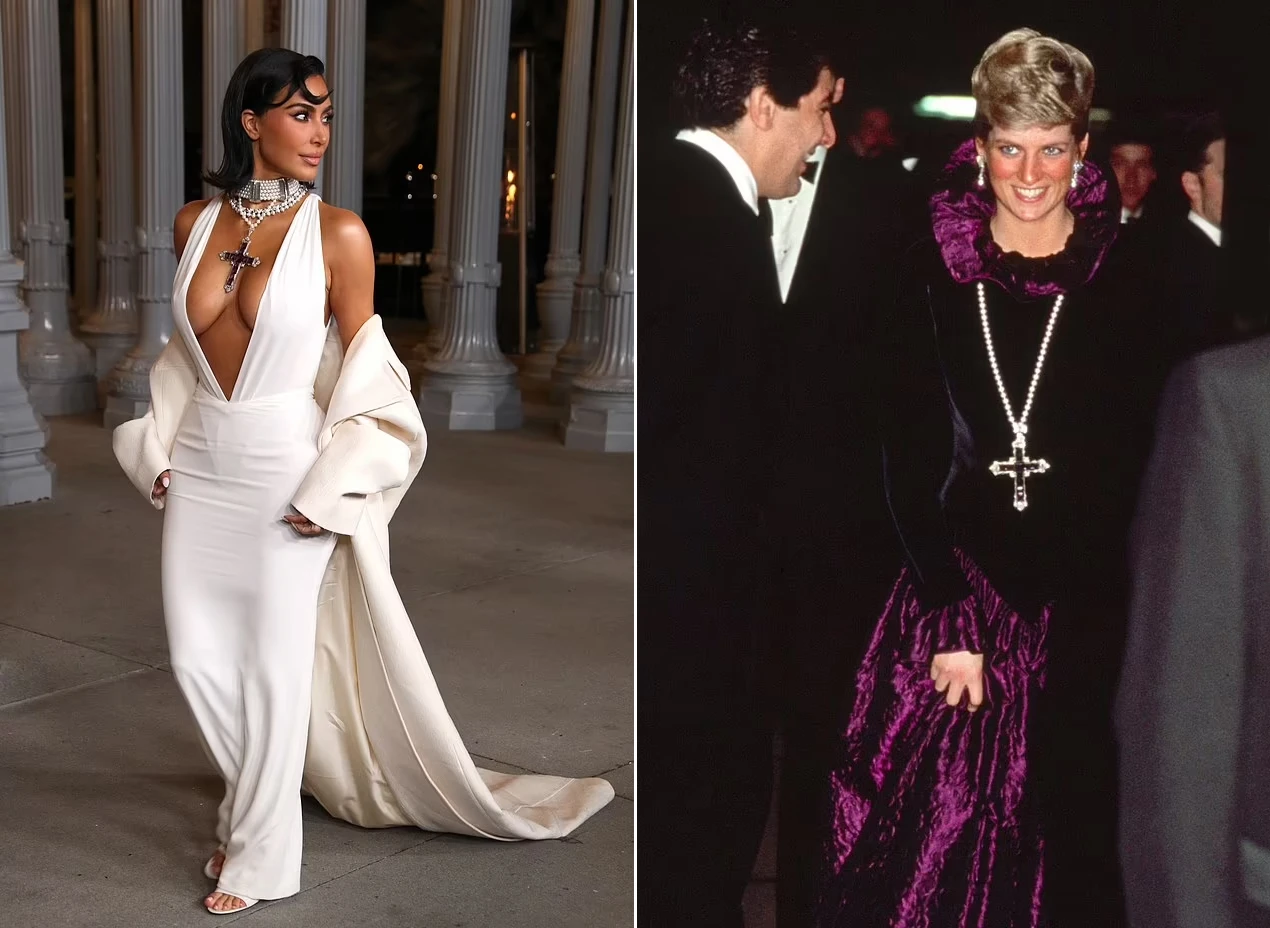 Kim Kardashian ăn gạch với phụ kiện khó coi, đeo vòng công nương thiếu tinh tế - Hình 1