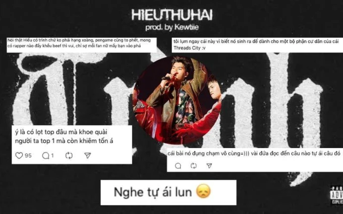 HIEUTHUHAI rap diss anti là cún, khuyên học văn hóa nhạc của Quang Hùng? - Hình 7