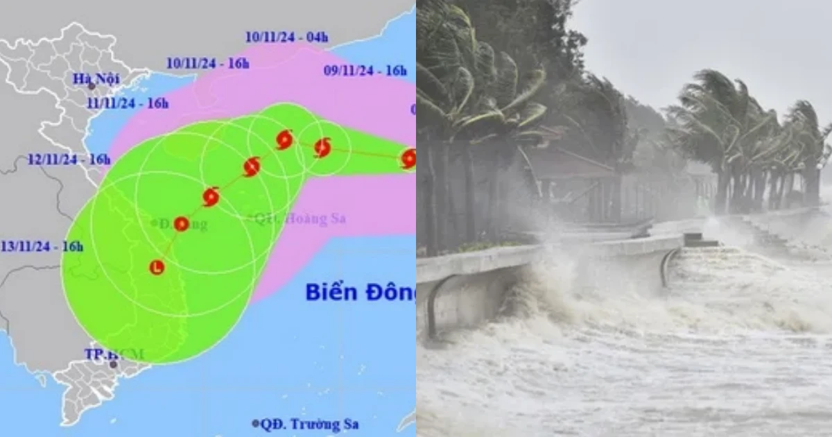 Bão Yinxing đường đi khó lường, đổi hướng liên tục, Trung Trung Bộ đáng lo - Hình 7