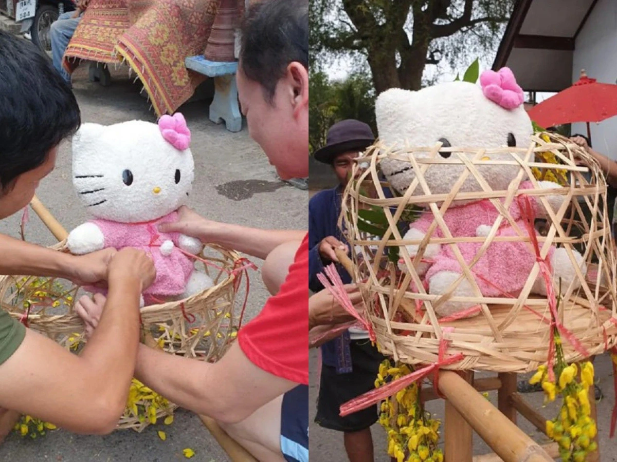 Doraemon bị nhốt vào lồng, tế cầu mưa, dân Thái nói lý do gây choáng? - Hình 8