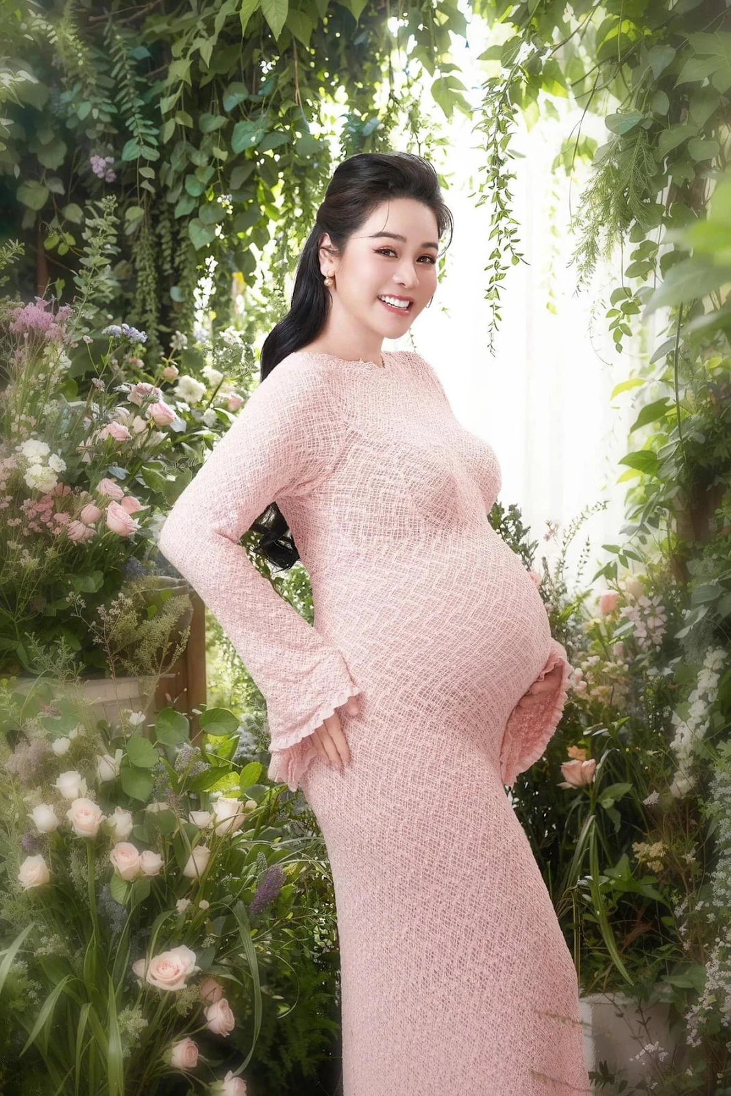Nhật Kim Anh chơi lớn, cho ái nữ chưa chào đời lên sóng, CĐM phản ứng bất ngờ - Hình 4