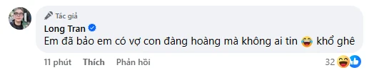 Long Chun công khai con đầu lòng, cõi mạng sốc nặng, hé lộ yêu vợ được 5 năm? - Hình 3