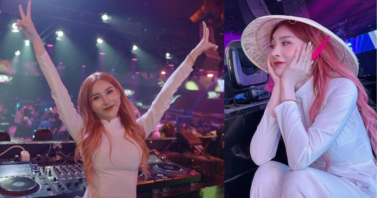 DJ T Tina tự hào mang áo dài vươn tầm quốc tế, khán giả sục sôi vì hình ảnh lạ - Hình 7