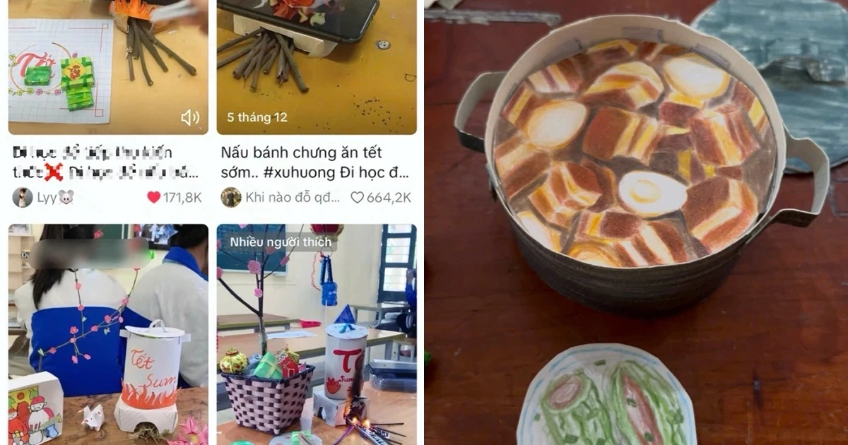 Đu trend nấu bánh chưng giấy: Gen Z đổ xô đón tết dù...mùa giáng sinh chưa qua - Hình 8