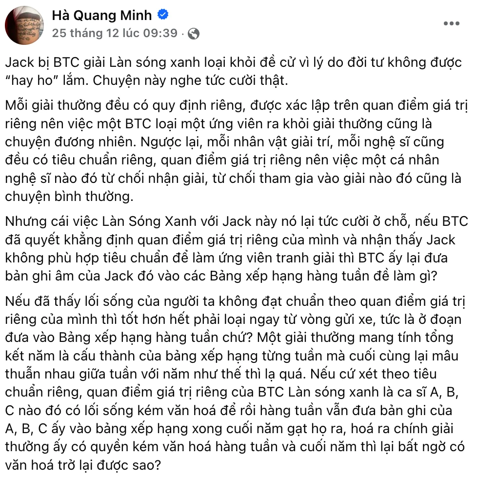 Jack được 1 người thân cận với Sơn Tùng cứu giữa thị phi, ra mặt bảo vệ cực căng - Hình 5