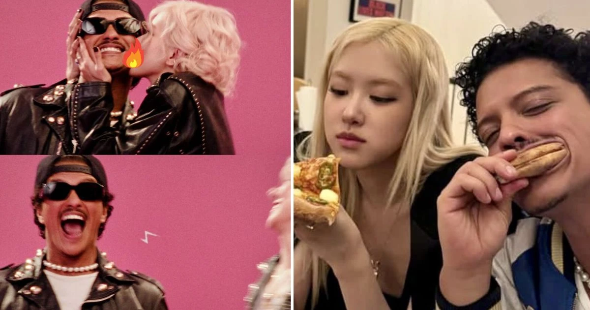 Rosé nghi say nắng, Bruno Mars rỉ vào tai 1 câu, liền hôn bạo gây choáng? - Hình 8