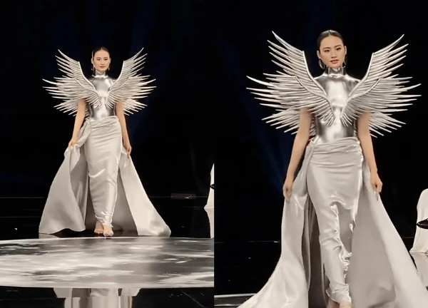 Ý Nhi tái xuất chấn động, catwalk nhận mưa lời khen, fan yên tâm trước thềm MW - Hình 1