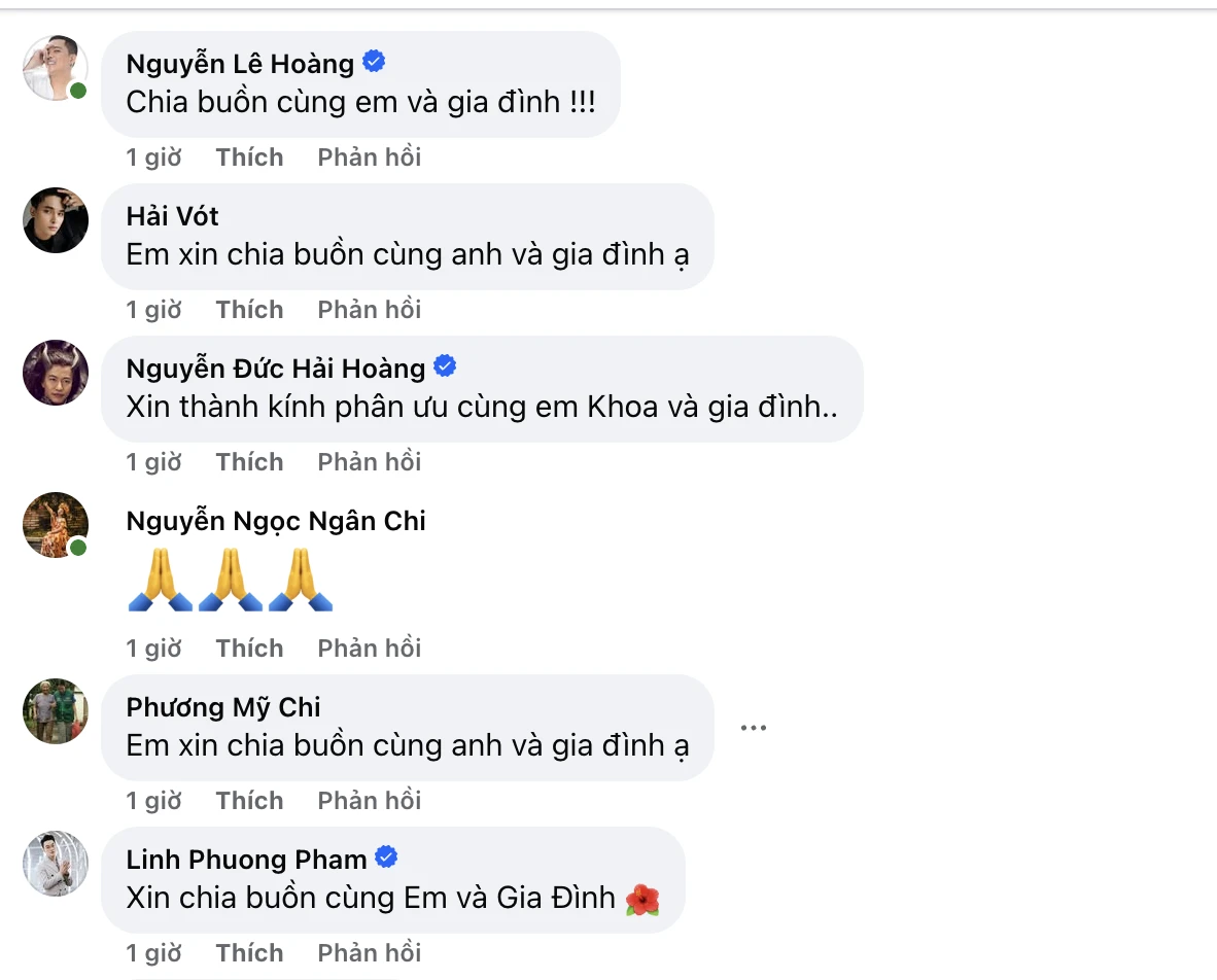 Mạc Văn Khoa báo tin tang sự, dàn sao Việt gửi lời chia buồn - Hình 2