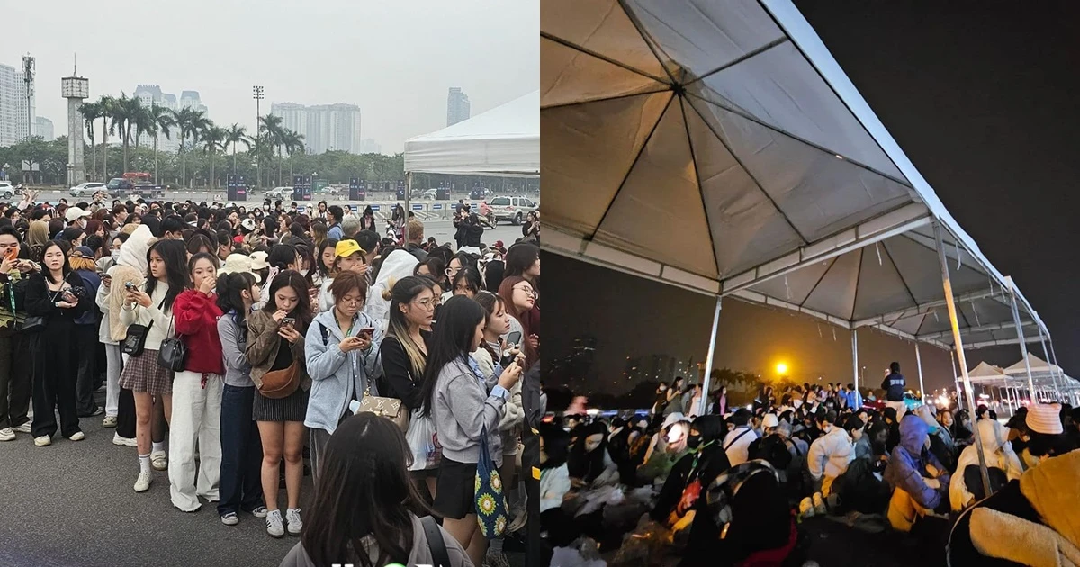 Concert Anh trai ở Hà Nội: Fan đu rào giữ chỗ, 4 giờ sáng la liệt trước SVĐ - Hình 6