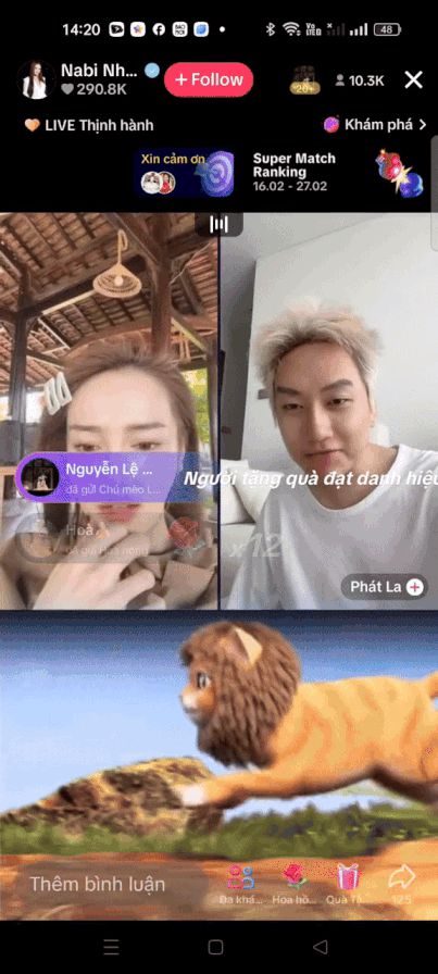 Nam Em bất ngờ xuất hiện trên livestream của Nhã Phương, có hành động khiến Phát La đòi tắt live gấp - Hình 2