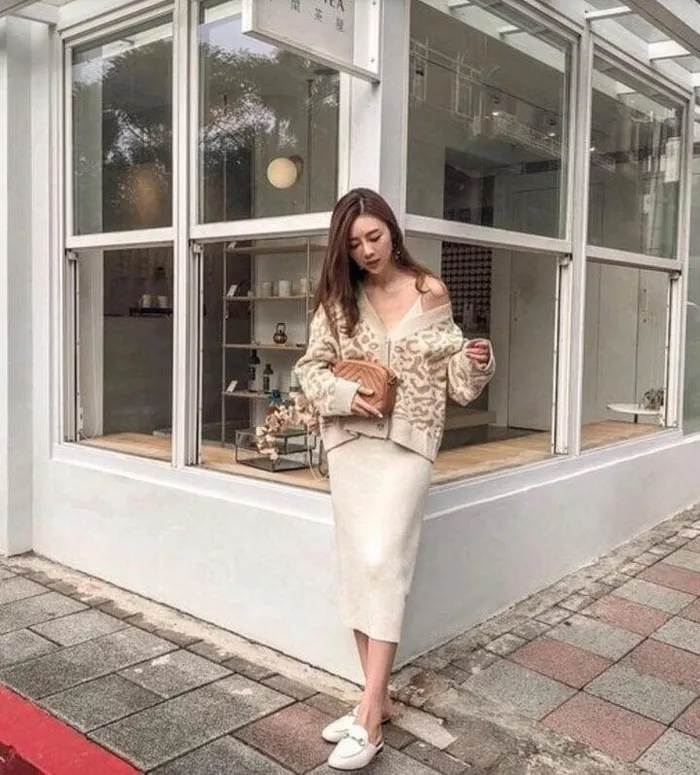 Cách diện áo cardigan xinh lung linh - Hình 5