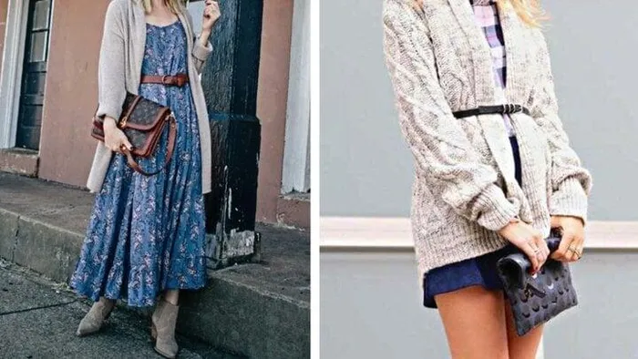 Cách diện áo cardigan xinh lung linh - Hình 10