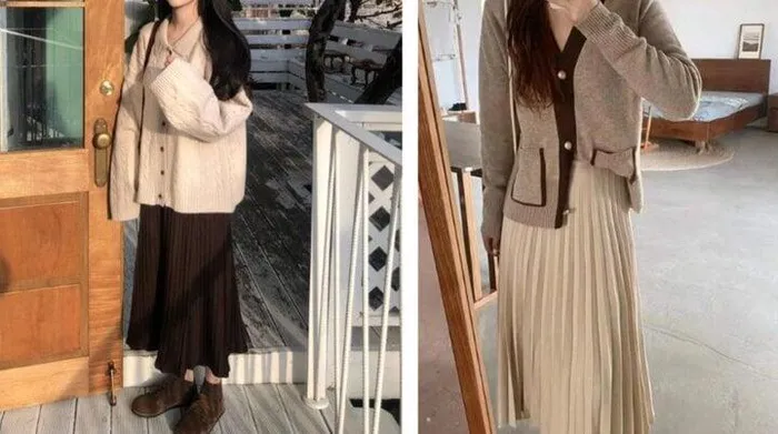 Cách diện áo cardigan xinh lung linh - Hình 7