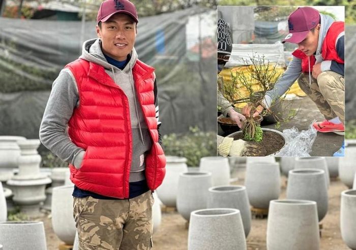 Hé lộ biệt thự ngập tràn sắc Xuân của vợ chồng Mạc Hồng Quân - Hình 1