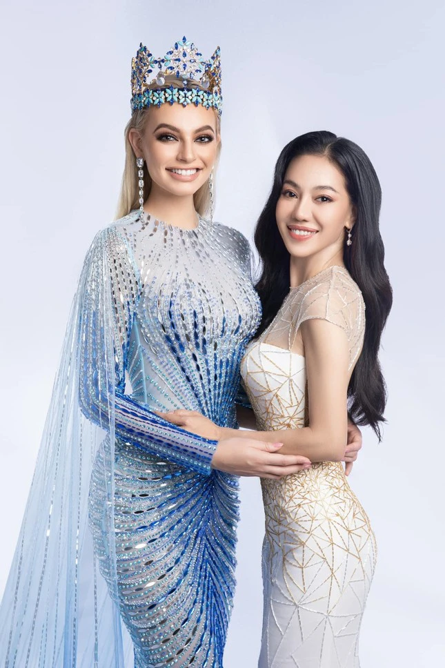 Đương kim Miss World cầu cứu Đỗ Long, Quân Nguyễn - Pu Lê trong đêm chung kết - Hình 6