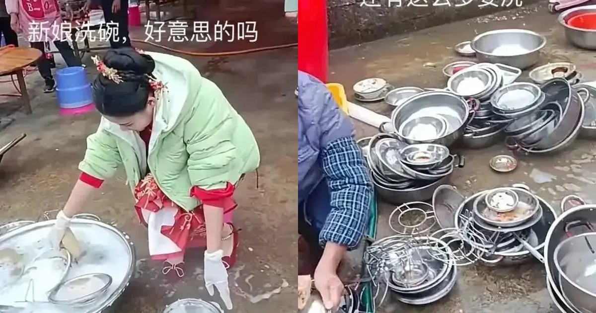 Cô dâu cặm cụi rửa bát sau lễ cưới, netizen phẫn nộ với quan niệm của mẹ chồng - Hình 6