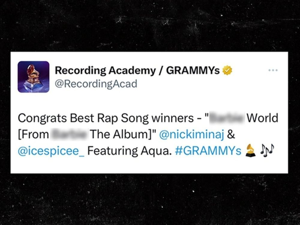 Grammy 2024: Rapper bị còng tay khi vừa nhận giải, BTC trao giải nhầm giống MU - Hình 1