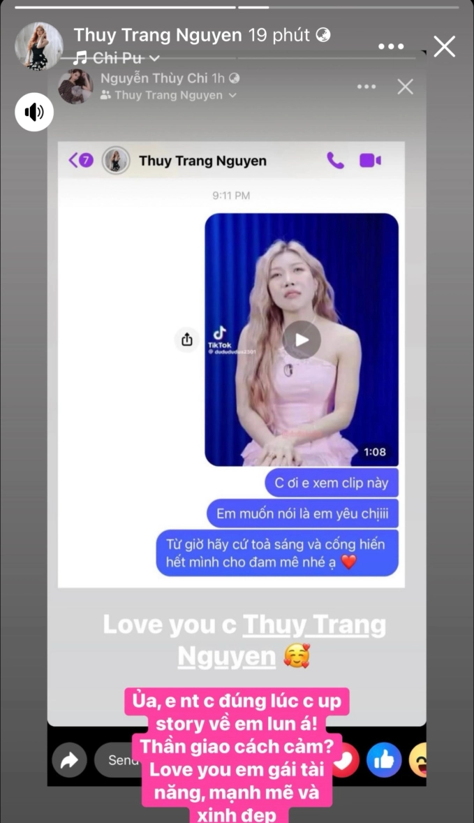Chi Pu hé lộ tin nhắn gửi riêng cho Trang Pháp, netizen phấn khích chờ collab - Hình 2