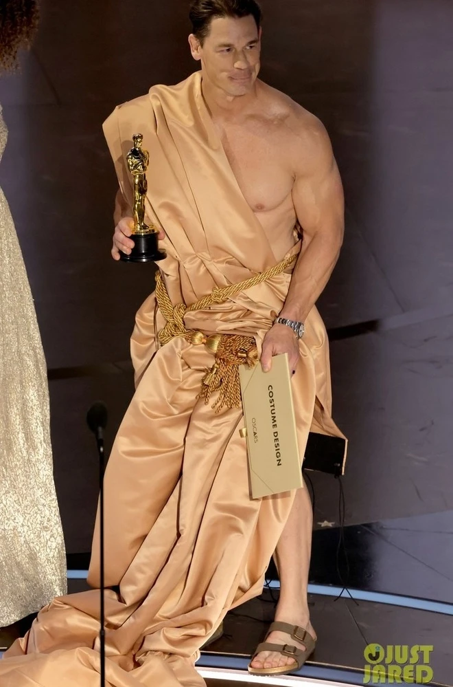 John Cena không mảnh vải tại Oscar 2024: Bắt chước khoảnh khắc kinh điển - Hình 4